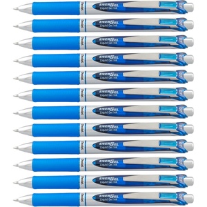 image:imagePentel EnerGel RTX Retractable Liquid Gel Ink Pen 07mm Medium line Yellow Ink Box of 12 Pens BL77GBlue