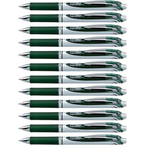 image:imagePentel EnerGel RTX Retractable Liquid Gel Ink Pen 07mm Medium line Yellow Ink Box of 12 Pens BL77GForest Green