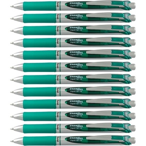 image:imagePentel EnerGel RTX Retractable Liquid Gel Ink Pen 07mm Medium line Yellow Ink Box of 12 Pens BL77GGreen