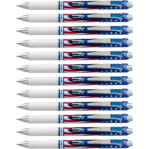 image:imagePentel EnerGel RTX Retractable Liquid Gel Ink Pen 07mm Medium line Yellow Ink Box of 12 Pens BL77GUSA Barrel  Black