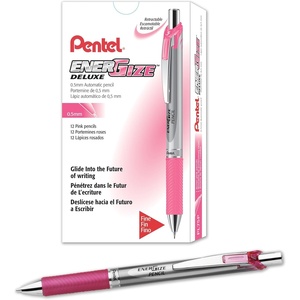 image:imagePentel EnerGize Mechanical Pencil 05mm Sky Blue Accents Box of 12 PL75SPink Accents