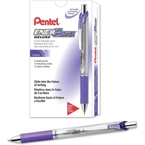 image:imagePentel EnerGize Mechanical Pencil 05mm Sky Blue Accents Box of 12 PL75SViolet Accents