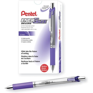 image:imagePentel Energize Mechanical Pencil 07mm Violet Accents Box of 12 PL77V