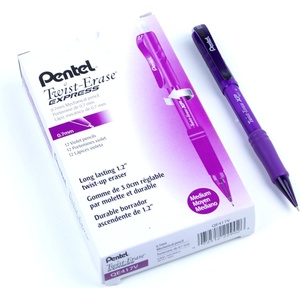 image:imagePentel Twist Erase EXPRESS Automatic Pencil 07mm Lead Size Blue Barrel Box of 12 QE417CViolet