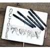 image:imagePentel Arts Pointliner Drawing Pen 03mm Black Ink Box of 12 Pens S20P3A12 Count Pack of 1