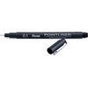 image:imagePentel Arts Pointliner Drawing Pen 5Pack Assorted Sizes Black Ink S20PBP5A