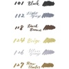 image:imagePentel Arts Sign Pen Twin Brush Pack of 6 Pens Black Hues SESW30CPC61