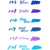 image:imagePentel Arts Sign Pen Twin Brush Pack of 6 Pens Blue Hues SESW30CPC62