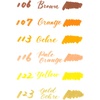 image:imagePentel Arts Sign Pen Twin Brush Pack of 6 Pens Yellow Hues SESW30CPC65