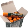 image:imagePentel Arts Wet Erase Chalk Marker Chisel Tip Red Ink Box of 12 SMW26BOrange