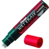 image:imagePentel Arts Wet Erase Chalk Marker Chisel Tip Red Ink Box of 12 SMW26BRed