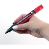 image:imagePentel Arts Wet Erase Chalk Marker Chisel Tip Red Ink Box of 12 SMW26BRed