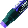 image:imagePentel Arts Wet Erase Chalk Marker Chisel Tip Red Ink Box of 12 SMW26BViolet