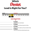 image:imagePentel Super HiPolymer Lead Refill 09mm Thick 2B 180 Pieces of Lead 12 Tubes of Lead 5092BB Lead