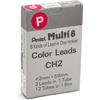 image:imagePentel Arts 8 Colour Pencil Lead Refill Brown 24 Pieces of Lead CH2EBlue