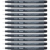 image:imagePentel Arts Pointliner Drawing Pen 03mm Black Ink Box of 12 Pens S20P3A12 Count Pack of 1