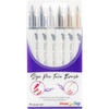 image:imagePentel Arts Sign Pen Twin Brush Pack of 6 Pens Black Hues SESW30CPC61
