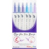 image:imagePentel Arts Sign Pen Twin Brush Pack of 6 Pens Blue Hues SESW30CPC62