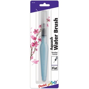 image:imagePentel Arts Aquash Pigment Ink Brush Light Black Ink Pack of 1 FRHMNBPA MediumFlat Tip