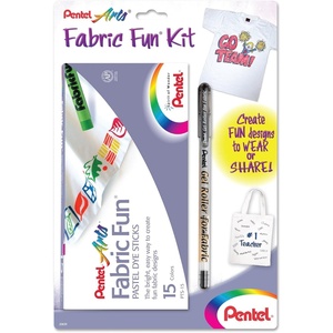 image:imagePentel Arts Fabric Fun Pastel Dye Sticks 15 Color Set PTS151 Count Pack of 1