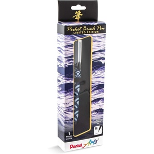 image:imagePentel Arts Limited Edition Pocket Brush Inking Brush Pen Indigo Wrap GFKP3F3BPA