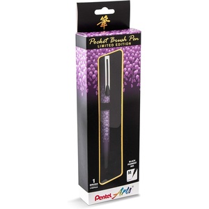 image:imagePentel Arts Limited Edition Pocket Brush Inking Brush Pen Wisteria Wrap GFKP3J1BPA