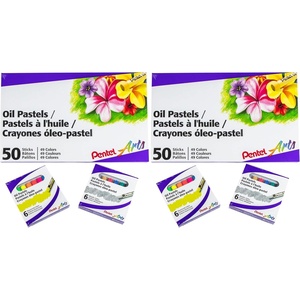 image:imagePentel Arts Oil Pastels  432 Piece Classroom Size Pack PHN12CP262 Count Pack of 2