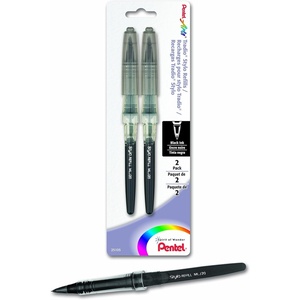 image:imagePentel Arts Tradio Stylo Sketch Pen Refill Black Ink Pack of 2 MLJ20BP2A