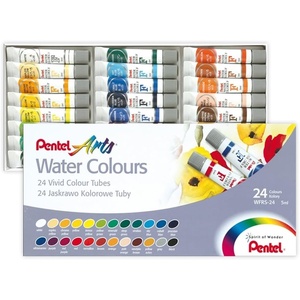 image:imagePentel Arts Water Colors Assorted Colors Pack of 18 WFRS1824 Colors 406 Fl Oz Pack of 1
