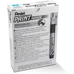 image:imagePentel Paint Markers Medium Bullet Point Gold Ink  MMP20XSky Blue
