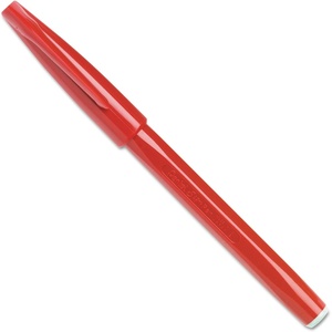 image:imagePentel Sign Pen Stick Porous Point Pen Fine Point Red Barrel Red Ink 12Count S520B