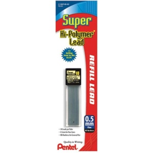 image:imagePentel Super HiPolymer Lead Refill 05mm Fine HB 30 Pieces of Lead C15BPHBK630
