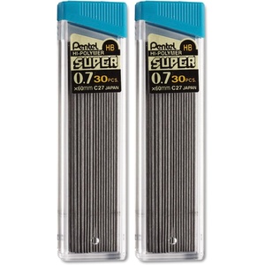 image:imagePentel Super HiPolymer Lead Refill 07 mm Medium HB 30 Pieces of Lead C27BPHBK630 Count Pack of 2