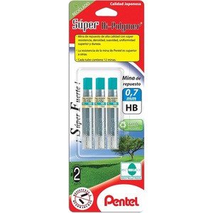 image:imagePentel Super HiPolymer Lead Refill 07mm HB 36 Pieces of Lead L50BP3HBK6