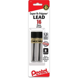 image:imagePentel Super HiPolymer Lead Refill 13mm B 8PcsTube 2Pk8 Count Pack of 2