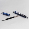 image:imagePentel EnerGel Alloy RT Premium Liquid Gel Pen 07mm Medium Line Aquamarine Barrel Black Ink 1 Pack BL407LSBPABlue