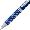 image:imagePentel EnerGel Alloy RT Premium Liquid Gel Pen 07mm Medium Line Aquamarine Barrel Black Ink 1 Pack BL407LSBPABlue