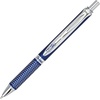 image:imagePentel EnerGel Alloy RT Premium Liquid Gel Pen 07mm Medium Line Aquamarine Barrel Black Ink 1 Pack BL407LSBPABlue