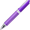 image:imagePentel EnerGel Alloy RT Premium Liquid Gel Pen 07mm Medium Line Aquamarine Barrel Black Ink 1 Pack BL407LSBPAViolet