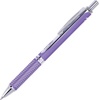 image:imagePentel EnerGel Alloy RT Premium Liquid Gel Pen 07mm Medium Line Aquamarine Barrel Black Ink 1 Pack BL407LSBPAVioletViolet Ink