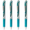 image:imagePentel EnerGel RTX Liquid Gel Pens Medium 07mm Turquoise 4pk BL77PF4S3