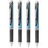 image:imagePentel EnerGel RTX Liquid Gel Pens Needle Tip Fine 05mm Black Ink 4pk BLN75PF4ABlack