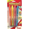 image:imagePentel HandyLine S Retractable Highlighter Chisel Tip Assorted Ink Colors 4 Pack SXS15BP4M