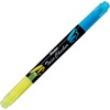 image:imagePentel Twin Checker Dualtip Highlighter Chisel Tip YellowBlue Ink Pack of 12 SLW8GSYellowBlue