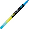 image:imagePentel Twin Checker Dualtip Highlighter Chisel Tip YellowBlue Ink Pack of 12 SLW8GSYellowBlue