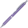 image:imagePentel EnerGel Alloy RT Premium Liquid Gel Pen 07mm Medium Line Aquamarine Barrel Black Ink 1 Pack BL407LSBPAVioletViolet Ink