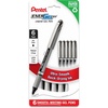 image:imagePentel EnerGel NV 07mm Liquid Gel Pen Medium Line Black Ink 6 Pack BL27PF6ABlack