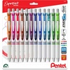 image:imagePentel EnerGel RTX Pearl Liquid Gel Pen 05mm Needle Tip Fine Line Asstd Ink 12Pk12 Count Pack of 1