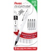 image:imagePentel Floatune Rollerball 10mm Bold Point Black Ink 5pk BY110PF5A