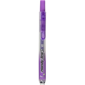 image:imagePentel HandyLine S Retractable and Refillable Chisel Tip Highlighter Violet Ink Box of 12 SXS15V